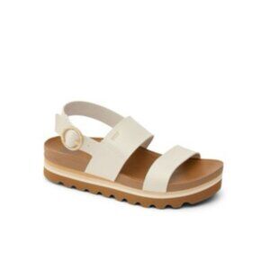 Reef Women's Hi Buckle Sandal Size 7 in White